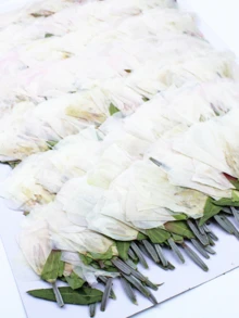 Flores secas vintage, flores prensadas para artesanato, espécimes de plantas, flores naturais, capas para celular, marcadores de livros - 50 unidades - Ver 12