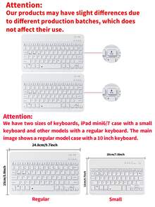 Detachable Wireless Bluetooth Keyboard (150mAh) With Pen Slot Protective Case Compatible With Samsung Galaxy Tab, , Pad SE (Black) - Black - View 12