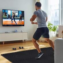 Esterilla Puzzle para Suelos de Gimnasio y Fitness Esterilla de Suelo, Suelo Tatami Puzzle Premium, 9/18 unidades, Esterilla Suelo Gimnasio Puzzle Espuma EVA 30x30 cm, Alfombrillas Acolchadas Antideslizantes - Negro - Ver 8