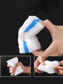 10pcs High Density Wavy Sponge Scrubber - Non-Scratch, Easy To Clean, , Thickened Decontamination Kitchen Magic Cleaning Sponge, Suitable For Kitchen, Bathroom And Household Cleaning - Thickened - View 5