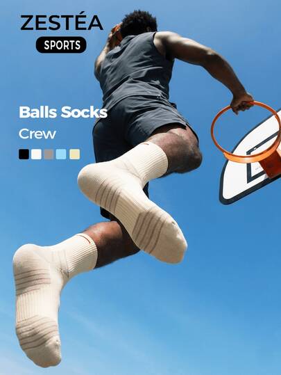 1/3 双装多色篮球袜，中筒袜，防滑、透气、符合人体工学设计、足弓加压、无缝后跟、网眼结构、吸湿排汗、高弹力，舒适透气，适合运动、日常穿着、居家、办公、步行、旅行。