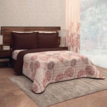DECO HOGAR Edredón Ligero Capitonado Ultrasónico Suave y Fresco, Resistente y Fácil de Cuidar Varios Modelos - Marrón Chocolate - Ver 2