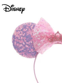 Disney 1个米奇老鼠发箍，米奇亮片皇冠发箍，派对头饰，拍照道具，适合生日派对、复活节活动，可爱卡通发饰，公主装扮装饰，粉丝美妆家居发饰发箍 - 彩色 - 查看 3