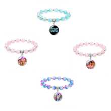 1件新款热销女巫狩猎团体串珠吊坠手链，冰裂纹设计，宝石镶嵌手链，闺蜜款，手链，新年礼物，生日礼物（随机款式） - 彩色 - 查看 8