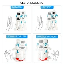 SAMEWIN 1件套 手势感应+语音控制+行走感应+红外遥控+音乐 - 藍色 - 查看 6