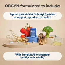Men's Reproductive Health Botanical Capsules | Synergy Of Tongkat Ali, NAC & Alpha Lipoic Acid – Supports Activity & Health | By Preggo, 60 Capsules Per Box - 2 - Xem 4