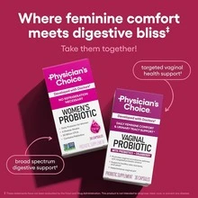 Women's Microbiome Balance Capsules | 50 Billion CFU Live Cultures + 6 Targeted Strains, With Prebiotics & Cranberry Extract For PH & Urinary Wellness | 60 Count - 1 - 查看 3