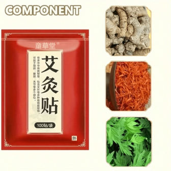 100pcs Moxibustion Patches - Suitable For Back, Knees, Neck, Shoulders And Waist. Essential Accessory For Outdoor Activities; Ideal For Middle-Aged To Adults, Natural Muscle Support, Portable Design, Suitable For Home, Office And Travel
