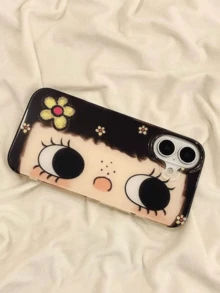 1pc Cute Cartoon Big Eye Pattern Personalized Phone, Fashionable Style Protective Cover, Suitable IPhone17/IPhone17 ProMax/IPhone16 Pro/IPhone15 Pro/IPhone14/IPhone13/12/11, Suitable As Family/Friends//Girlfriend - Nhiều màu - Xem 29