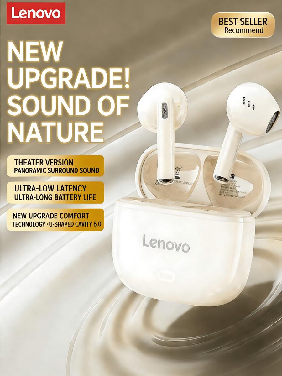 Lenovo EA175 Semi-in-ear Bluetooth Earbuds, 13mm Driver, 4-5H Playtime, Type-C Charging - 均碼 - 查看 1