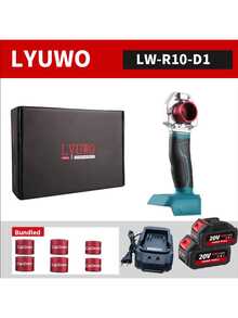 LYUWO Lithium Battery Thermal Welding Machine, PPR Water Pipe Butt Welding Equipment, Anti-Clogging Mold Head, PE/PB Wireless Charging Thermal Fusion Device. Non-Stick Pipe, No Leakage, Good Thermal Conductivity, Fast Heating, 340°C Constant Temperature Smart, Paired With Large Capacity Battery For Long-Term High-Efficiency Operation - Olive Green - View 7