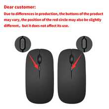 Wireless Bluetooth Mouse, Compatible With MacBook/Laptop/, Compatible With (IOS 13.1.2 And Above), Silent Mini Mouse, Compatible With Android/Windows/Linux (Black) - Black - View 8