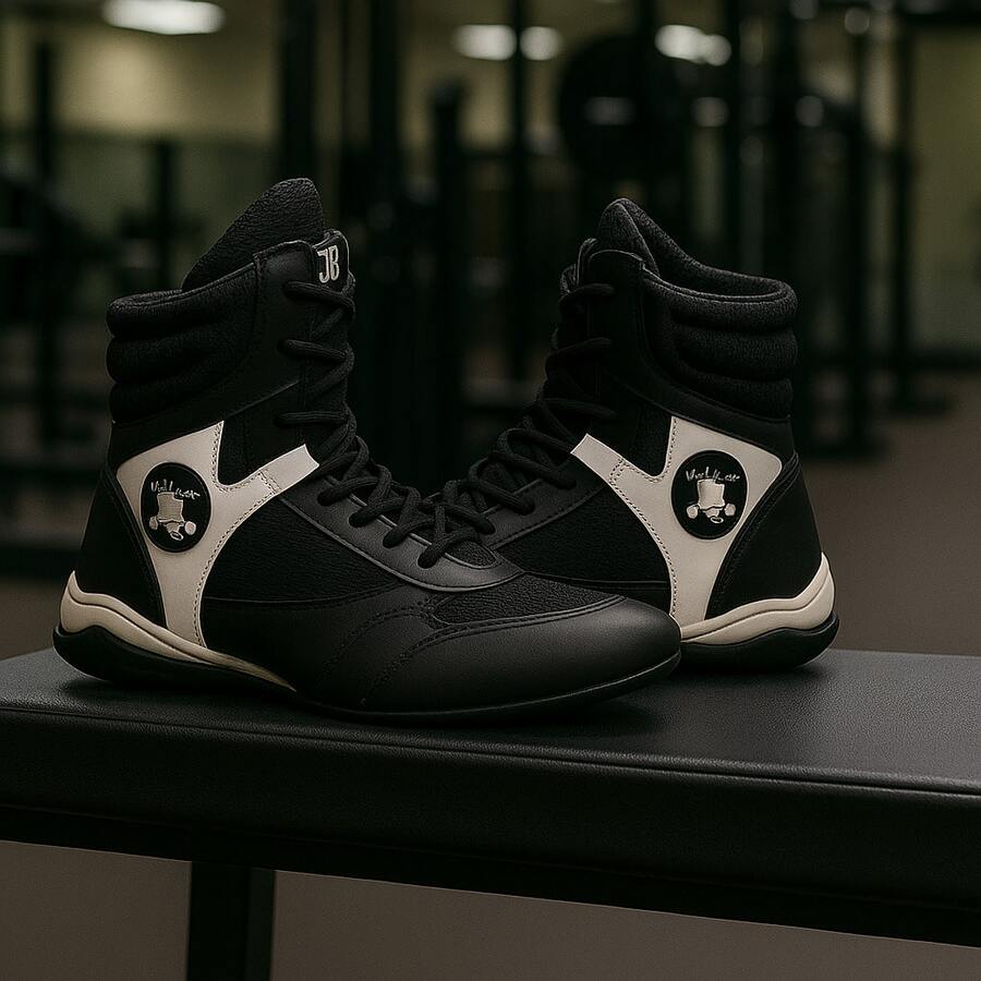 Men Fitness & Cross Trainer Shoes - Đen và trắng - Xem 1