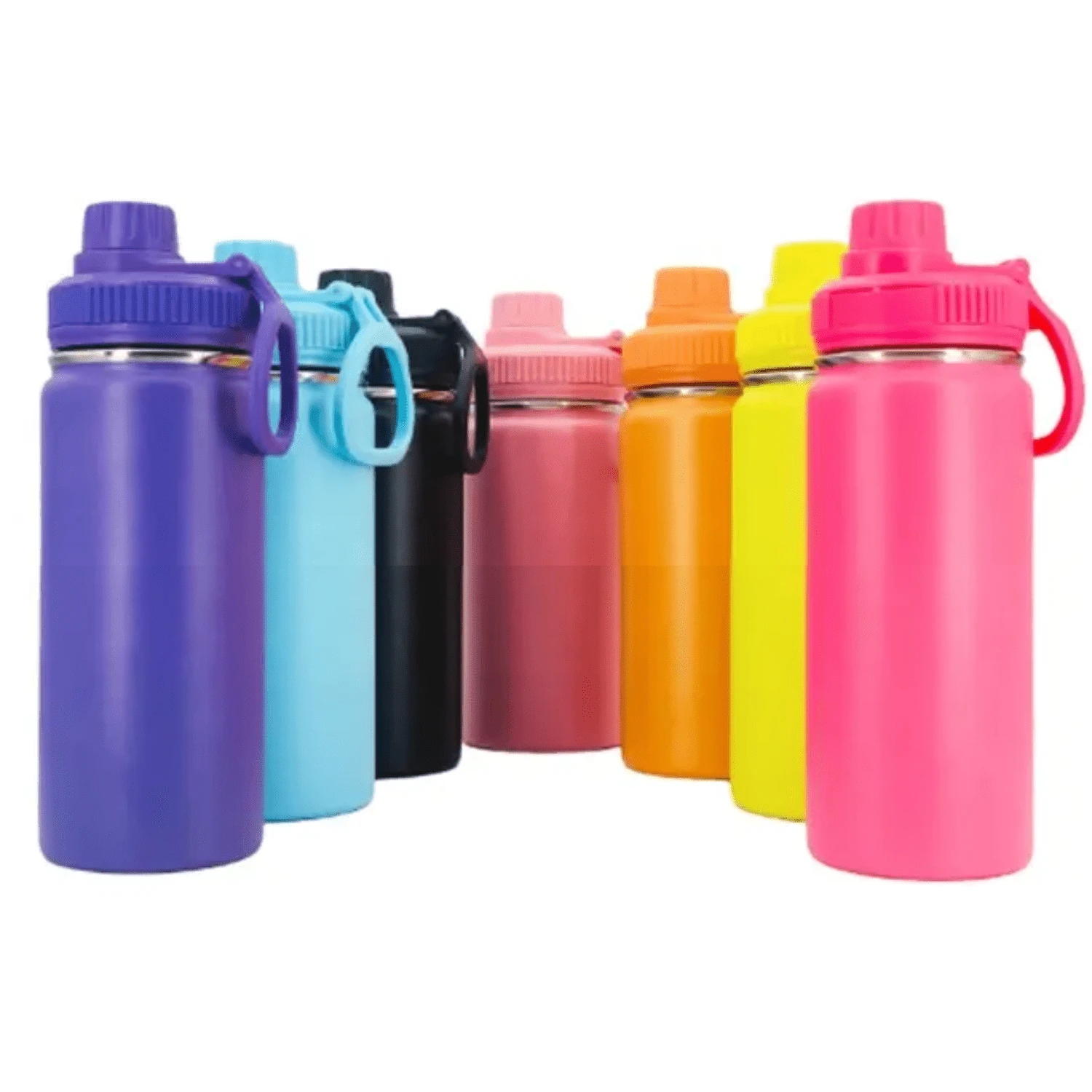 Garrafa Térmica Inox 1100ml Antivazamento Esportiva Água Quente e Fria Por Mais Tempo - Vermelho - Visão 1