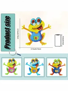 1pc/4pcs Cute Metal Frog Garden Decor, Ideal For Yard, Fence, Outdoor Hanging, Garden Supplies - A - View 10