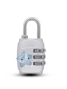 Cute Star Decorated Combination Lock - Three-Digit Security Metal Travel Lock, Gym Locker Combination Padlock, Luggage/Backpack Zipper Anti-Theft Combination Lock, Sturdy Metal Construction, Easy Setting, Multiple Colors Available, Suitable For Suitcases, Backpacks, And Lockers - Multicolor - View 12