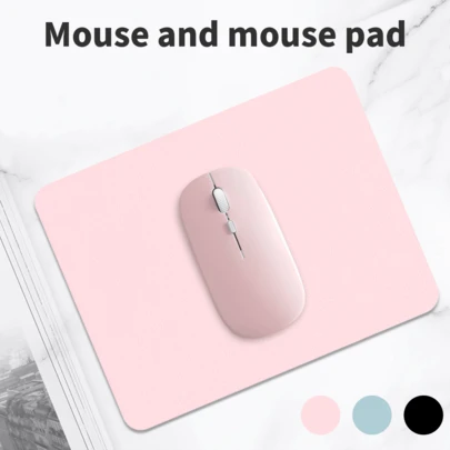 适用于 Surface Pro 的无线蓝牙鼠标和鼠标垫，适用于笔记本电脑的无线蓝牙电脑鼠标，小巧便携，适合旅行，圣诞礼物/新年礼物（2026 年）