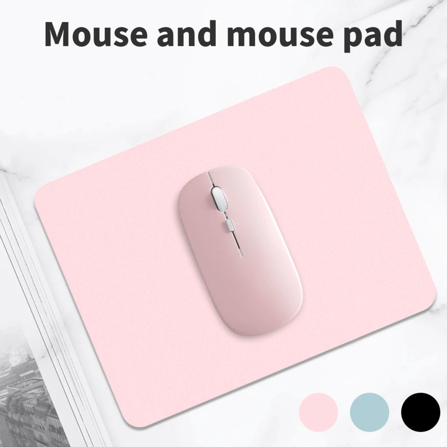 Wireless Bluetooth Mouse And Mouse Pad Compatible With Surface Pro , Wireless Bluetooth Computer Mouse For Laptop, Small Poratble Mouse For Travel,Christmas Gift / Xmas Gift / New Year 2026 - Multicolor - View 1