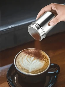 1个高品质不锈钢筛子，带盖，适用于糖、面粉、可可粉、小苏打等，家用和商用厨房均可使用。 - 彩色 - 查看 11