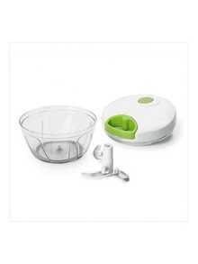 Mini Manual Garlic Crusher And Grinder With 3 Blades, For Onions, Spices And Fruit, 500ml - Immediate Shipping - 處理 - 查看 4