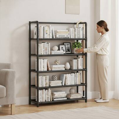 Estante Multiuso 5 Prateleiras Organizador Decoração Rack