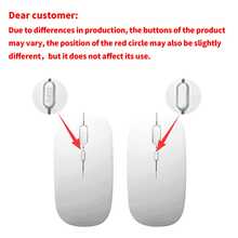 无线蓝牙鼠标，兼容笔记本电脑//，兼容 iOS 13.1.2 及以上版本，静音迷你鼠标，兼容安卓/Windows/Linux 系统 - 白色 - 查看 8