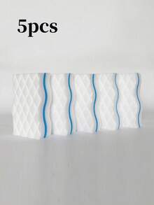 10pcs High Density Wavy Sponge Scrubber - Non-Scratch, Easy To Clean, , Thickened Decontamination Kitchen Magic Cleaning Sponge, Suitable For Kitchen, Bathroom And Household Cleaning - Thickened - View 13
