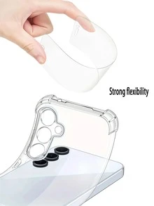 [2 张高清钢化玻璃屏幕保护膜 + 1 个透明防摔壳]，适用于华为/荣耀手机，兼容华为 P40 LITE、P SMART Z、荣耀 70 Lite、Z9 LITE、Y91i、U1。 - 無色 - 查看 5