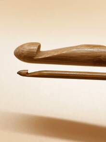 12件套竹制钩针套装，包含3.0毫米至10.0毫米的钩针，是送给手工爱好者的绝佳礼物 - 小圓珠鉤針 - 查看 4