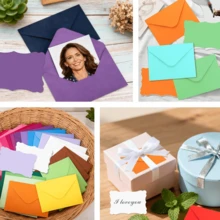 50 pezzi Biglietti d'auguri bianchi con mini buste, adatti per l'uso con famiglia, amici e colleghi. Comprende buste adesive piccole, applicabili per biglietti di compleanno, ringraziamento, inviti a feste, biglietti di apprezzamento e biglietti creativi. - Multicolore - Visualizzare 9