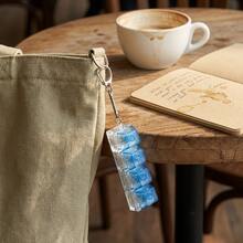 1pc Stress Relief Keyboard Key Charm - Multi-Color Keycap Keychain, For Mechanical Keyboards - Perfect Valentine's Day Gift And Fashion Accessory - Multicolor - View 2