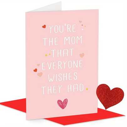 Precious Mother's Day Card - Unique And Heartfelt, Perfect For Birthdays And Special Occasions, Made With High-Quality Paper