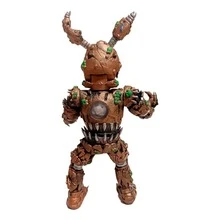 Five Nights At Freddys Figura Springtrap Twisted Con Luz - Café integral - Ver 5