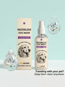YEGBONG Pet Dry Cleaning Spray, Convenient Daily Cleaning Without Rinsing, Removes Dirt & Hair - 100ml - View 7