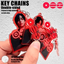 B/TS, ARMY OT7, ARIRANG 0320, Car Keychain Pendant Keychain Holder Key Ring Mobile Phone Bag Hanging Gifts,Special Gifts For Friends - OT7 - View 3