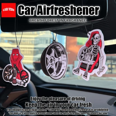 JDM Wheel Hub STYLE,Automotive Modification Parts Decoration Design, Car Air Fresheners - Hanging Rearview Mirror Scented Tablets, Cool Automotive Decor, Paper-Based Vehicle Air Freshener, Gift For Friends