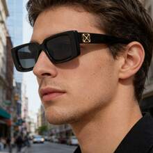 1副男士时尚优雅高端眼镜 - 黑色 - 查看 1