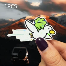 1pc/3pcs Frog Butt Stickers - Polypropylene Vinyl Decals, Suitable For Car Bumpers, Laptops And Tumblers - Symbol Of Life, The Universe And Everything - Vinyl - View 14
