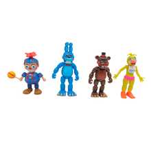 Five Nights At Freddys Set Figuras 6 Pzs Feddy Puppet Bunny - Negro - Ver 4