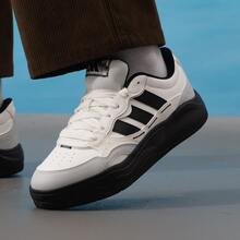 Adidas LITE SHUFFLE Comfortable Fit Low-Top Sneakers Unisex White/Black - White, Black, Gray - View 2
