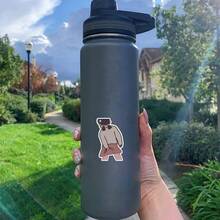 1pc/3pcs Vinyl Sticker - "Scratch Girl", "Scratch Boy", Polypropylene, Suitable For Car Body, Laptop, Water Bottle - Symbol Of Life, Universe And Everything School Supplies - Vinyl - View 7