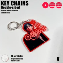 B/TS, ARMY OT7, ARIRANG 0320, Car Keychain Pendant Keychain Holder Key Ring Mobile Phone Bag Hanging Gifts,Special Gifts For Friends - OT7 - View 11