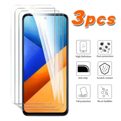 3片装高清手机屏幕保护膜，适用于Note 13 Pro 4G/Note 13 Pro 5G/Note 13 4G/Note 13 5G/Note 12 Pro+/Note 12 Pro 5G/Note 12 Pro 4G等系列，强力保护，易于安装，高清晰度，无气泡。