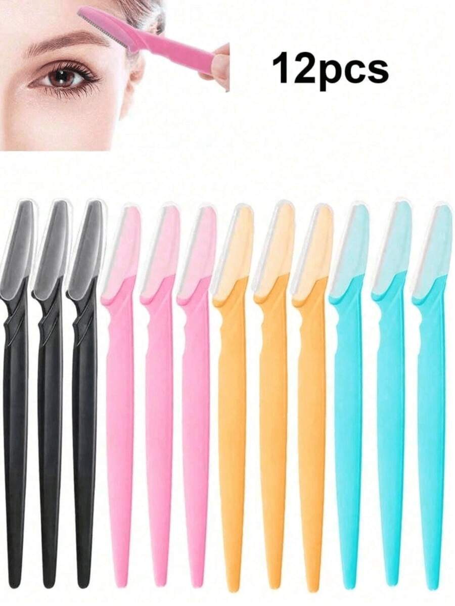 30pcs Women Eyebrow, Face, Body Hair Removal Tool Kit, Includes Hair Remover, Face Epilator, Trimmer, Grooming Tools, Scissors, Storage Bag & Box - Multicolor - View 1