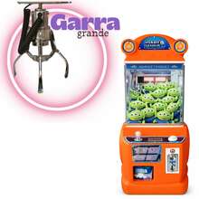 Maquina Atrapa Peluche Garra grande Musical Luz Pantalla Led - Rosa - Ver 2