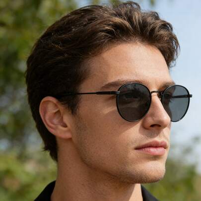 1 pieza Gafas de moda vintage para hombre