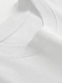 Pack de 2 tops básicos, sencillos y casuales para hombre, tejido cómodo - Blanco - Ver 3