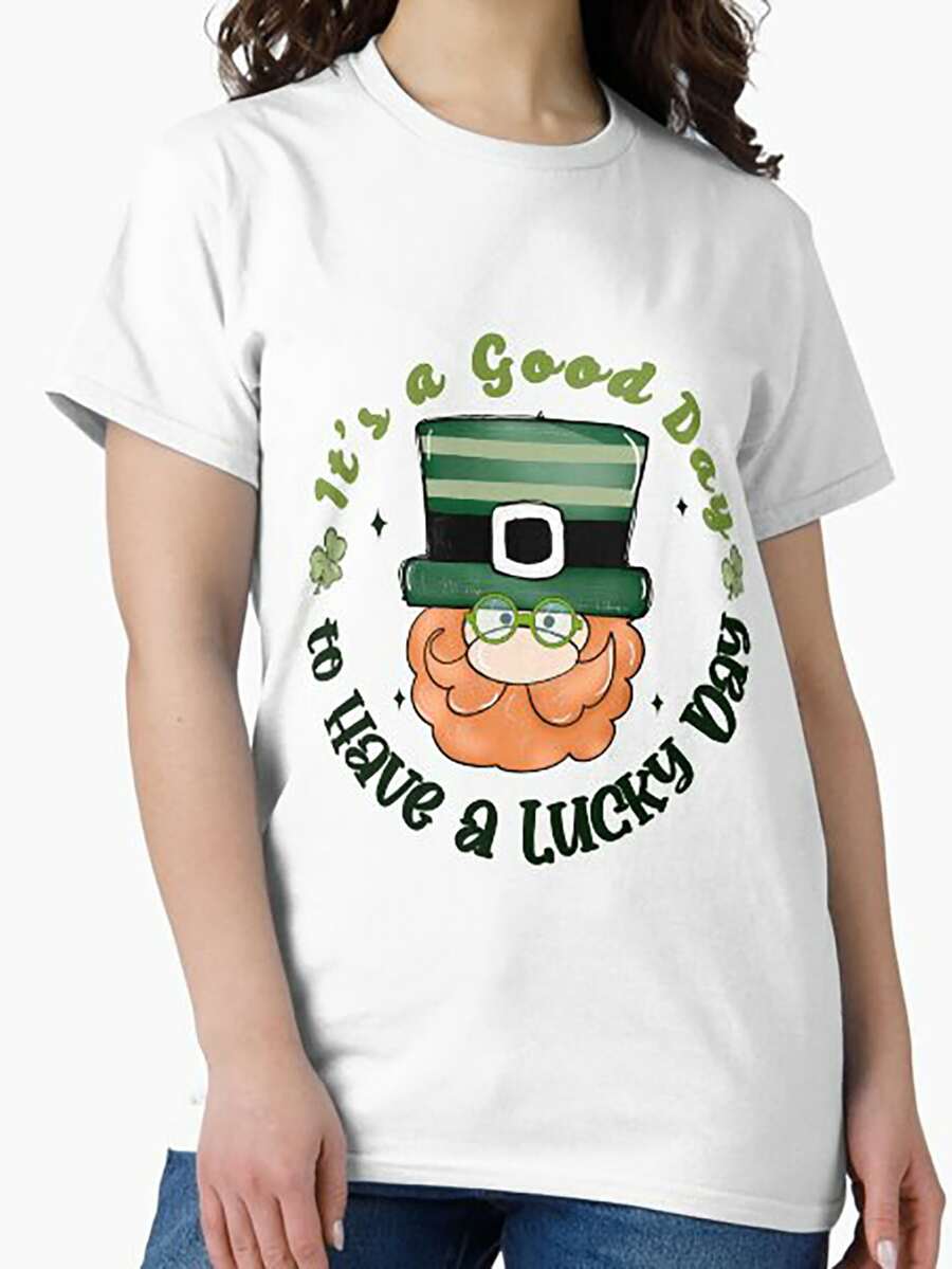 St. Patrick's Day Designed And Sold By RaspberryEM. - White - View 1