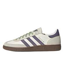 Adidas Originals HANDBALL SPEZIAL Leather Sneakers, Versatile, Comfortable, Durable, Low-Top, Unisex, Jade White - Hanyu White - View 6