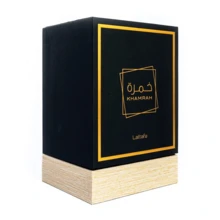 Lattafa Khamrah & Khamrah Qahwa Eau De Parfum Unisex 3.4 Fl Oz | Long-Lasting Arabic Perfume For Men & Women | Luxury Fragrance Gift Set | Spicy, Sweet & Woody Scent Long Lasting Fragrances Perfect For Dating & Daily Wear, An Ideal Christmas Gif - đen - Xem 3